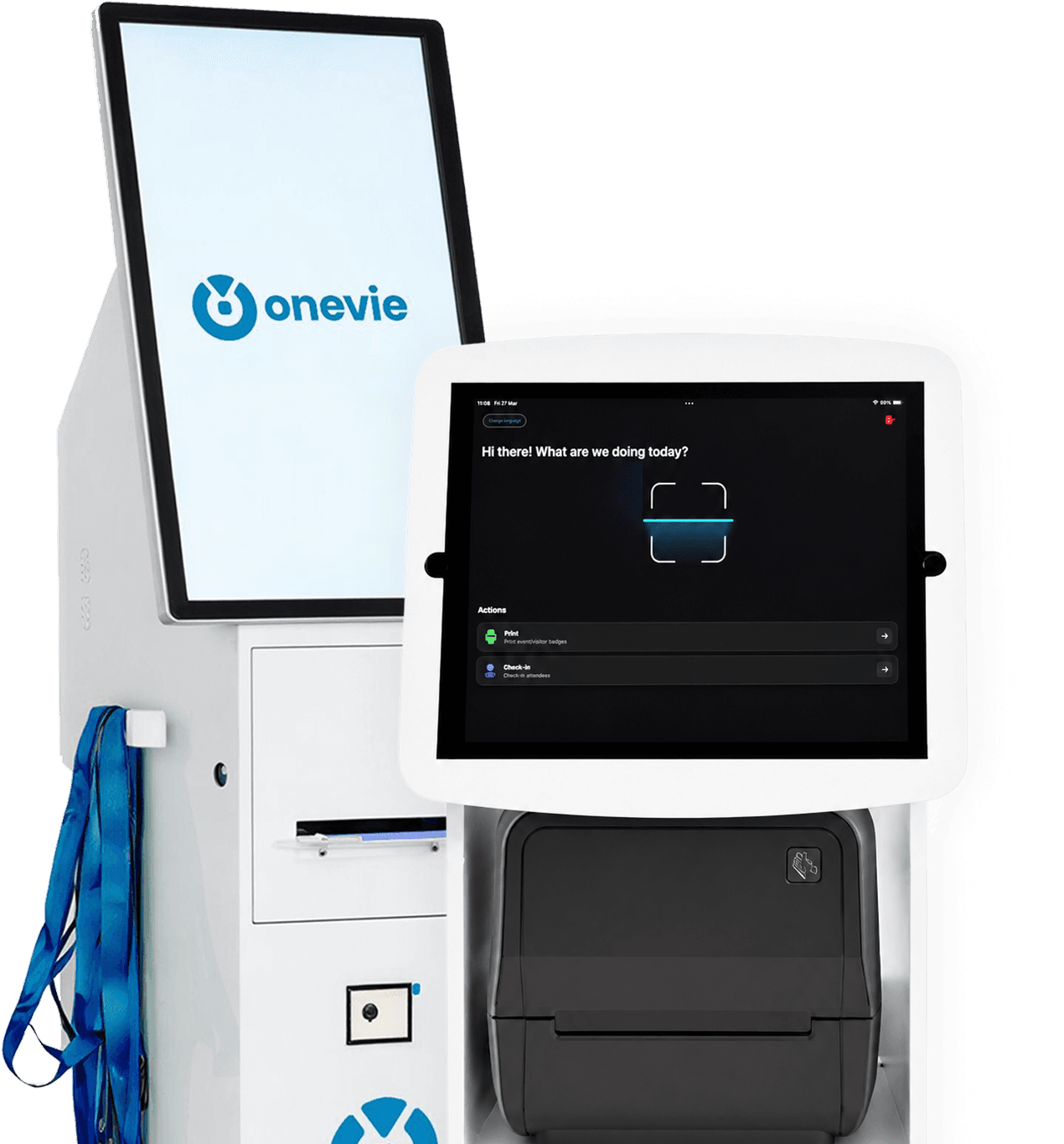 Onevie self-service check-in kiosk